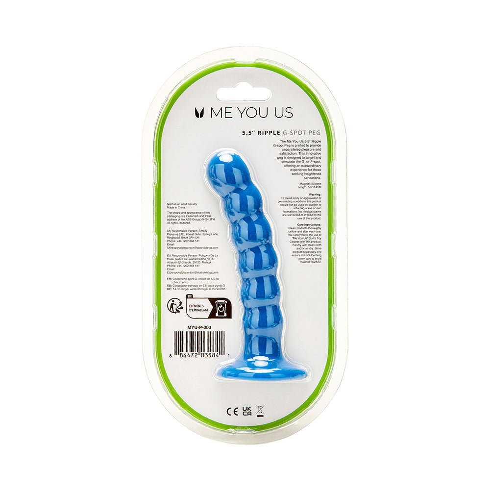 Me You Us 5.5 inch Ripple G-Spot Peg