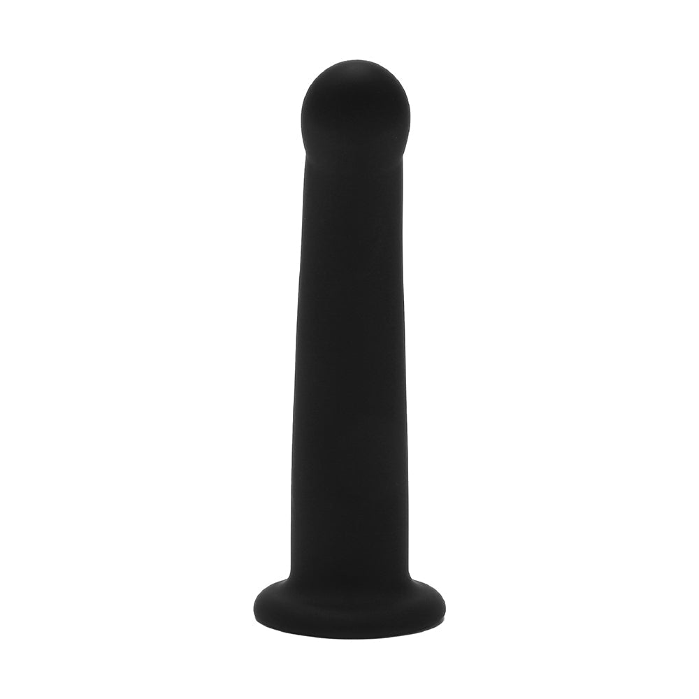 Me You Us 6 inch Curved Silicone Dildo Black