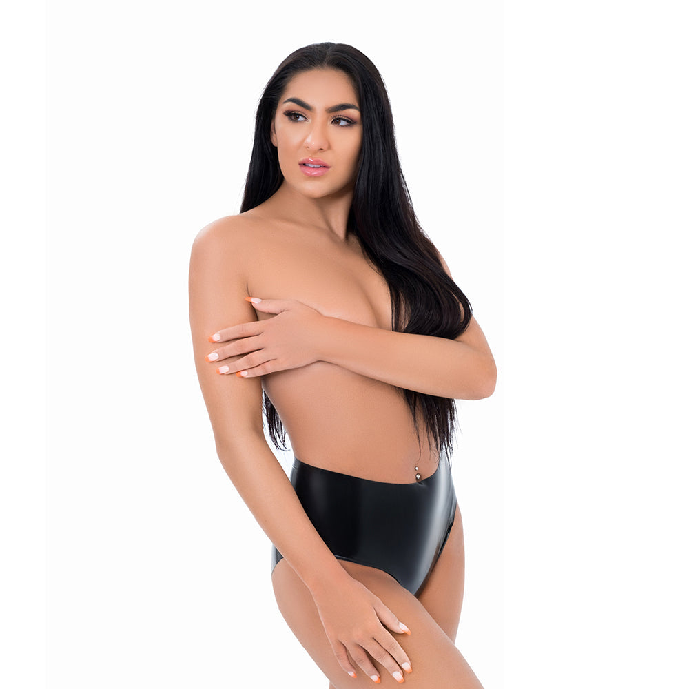 Me You Us Latex Crotchless Panties S