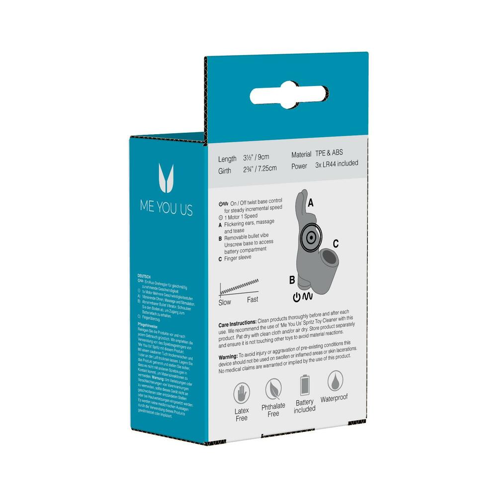 Me You Us Mini Bunny Finger Vibrator Pink