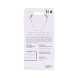 Sportsheets Sex & Mischief Peaches 'n CreaMe Pearl Nipple Clamps
