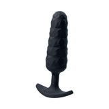 VeDO Trio Anal Plug Set Black - textured silicone plug designed for backdoor pleasure and suitable for all skill levels.