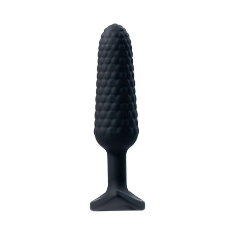 VeDO Trio Anal Plug Set Black - sleek black silicone anal plug designed for backdoor pleasure and exploration.