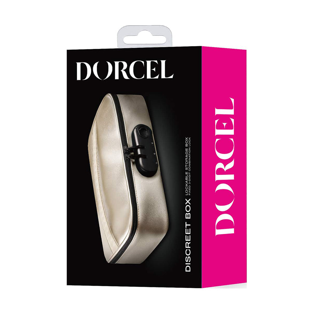 Dorcel Discreet Lockable Storage Box Luxury Gold