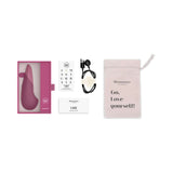 Womanizer Vibe Rechargeable Silicone Clitoral Vibrator - Dusky Pink