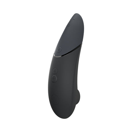 Womanizer x We-Vibe Lust and Luxury Collection Black – sleek black design of the Womanizer Next device.