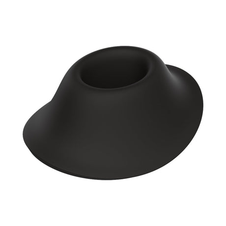 Womanizer x We-Vibe Lust and Luxury Collection Black silicone attachment, designed for enhanced pleasure.