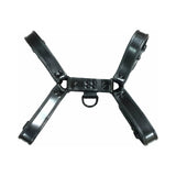 Rouge Leather OTH Harness Black with Black Accessories Large