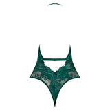 Magic Silk Evermore Plunge Teddy Emerald Queen Size