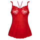 Magic Silk Sugar High Babydoll & Thong Set Red S/M