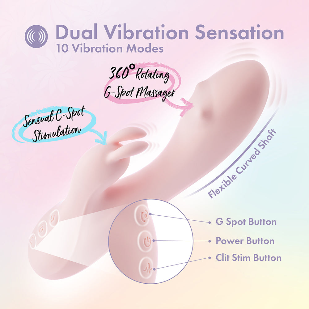 Play With Me Fairy Flutter Pink Vibrator