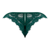 Magic Silk Evermore Split Crotch Panty Emerald S/M