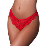 Magic Silk Sugar High Split Crotch Panty Red L/XL