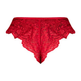 Magic Silk Sugar High Split Crotch Panty Red Queen Size