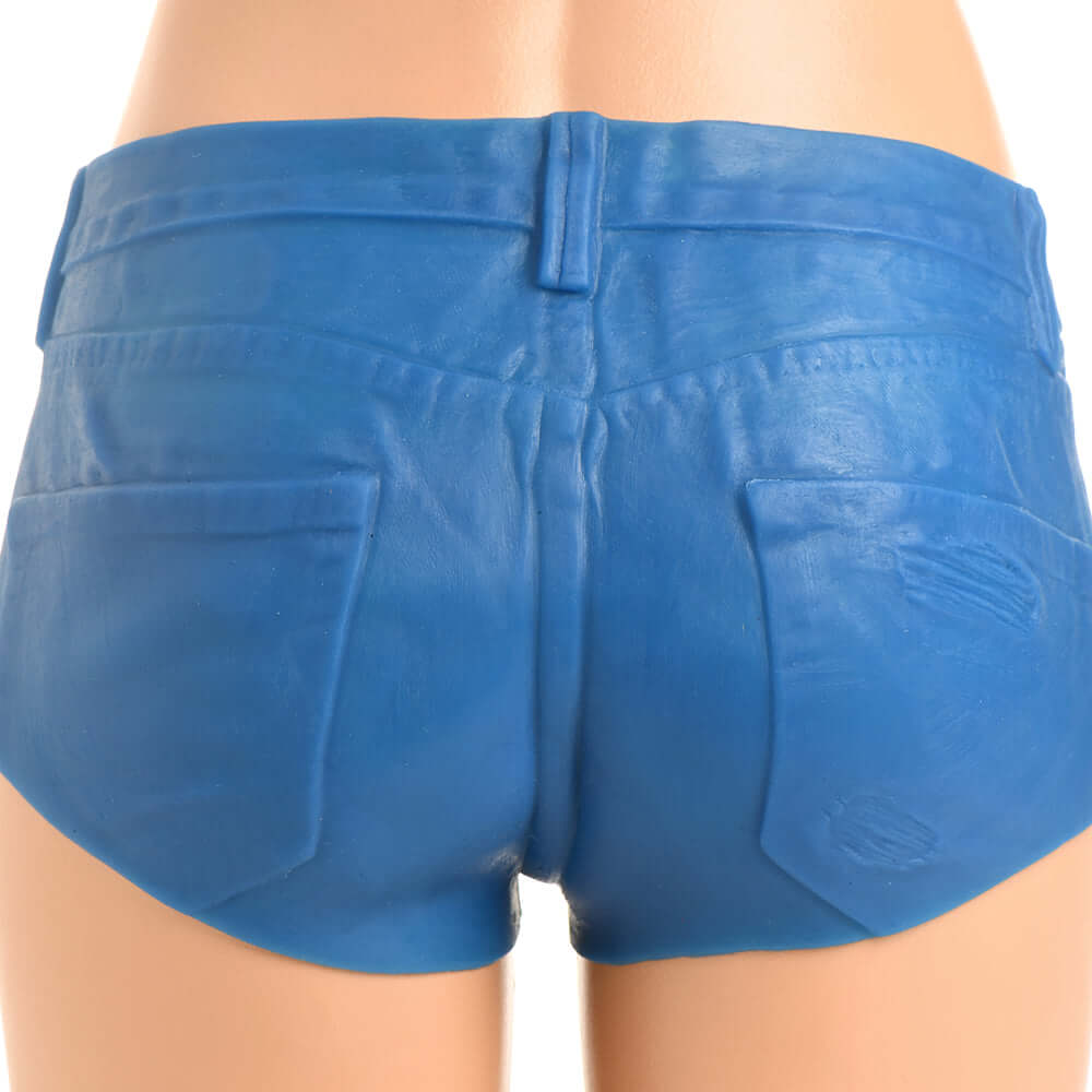 Strap U Booty Shorts Dildo Silicone Strap-On Harness 6 inches Medium