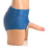 Strap U Booty Shorts Dildo Silicone Strap-On Harness 6 inches Small