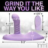 INMI Thrust 'N' Grind Thrusting & Vibrating with Remote Silicone Grinder