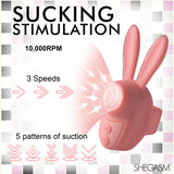 Shegasm Sucky Bunny Clit Stimulator Pink