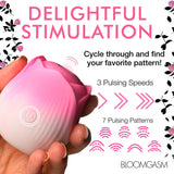 Bloomgasm Pulsing Petals Throbbing Rose Stimulator Pink