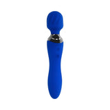 Selopa Blue Belle Rechargeable Dual-Ended Wand Vibrator Silicone Blue