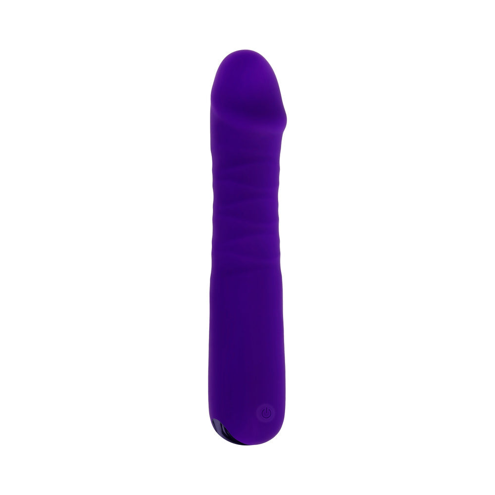 Selopa Ambition Rechargeable Thrusting Vibrator Silicone Purple