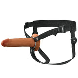 Fantasy X-Tensions Elite Hollow Silicone Strap-On 7 inches Brown