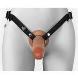 Fantasy X-Tensions Elite Hollow Silicone Strap-On 7 inches Brown