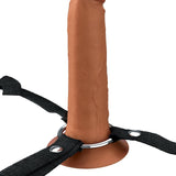 Fantasy X-Tensions Elite Hollow Silicone Strap-On 7 inches Brown