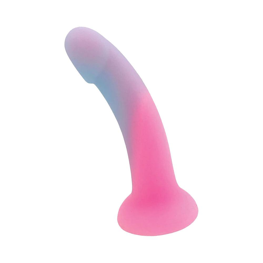 Cotton Candy Pound Cake Silicone Dildo 10 Frequencies 7.5 inches