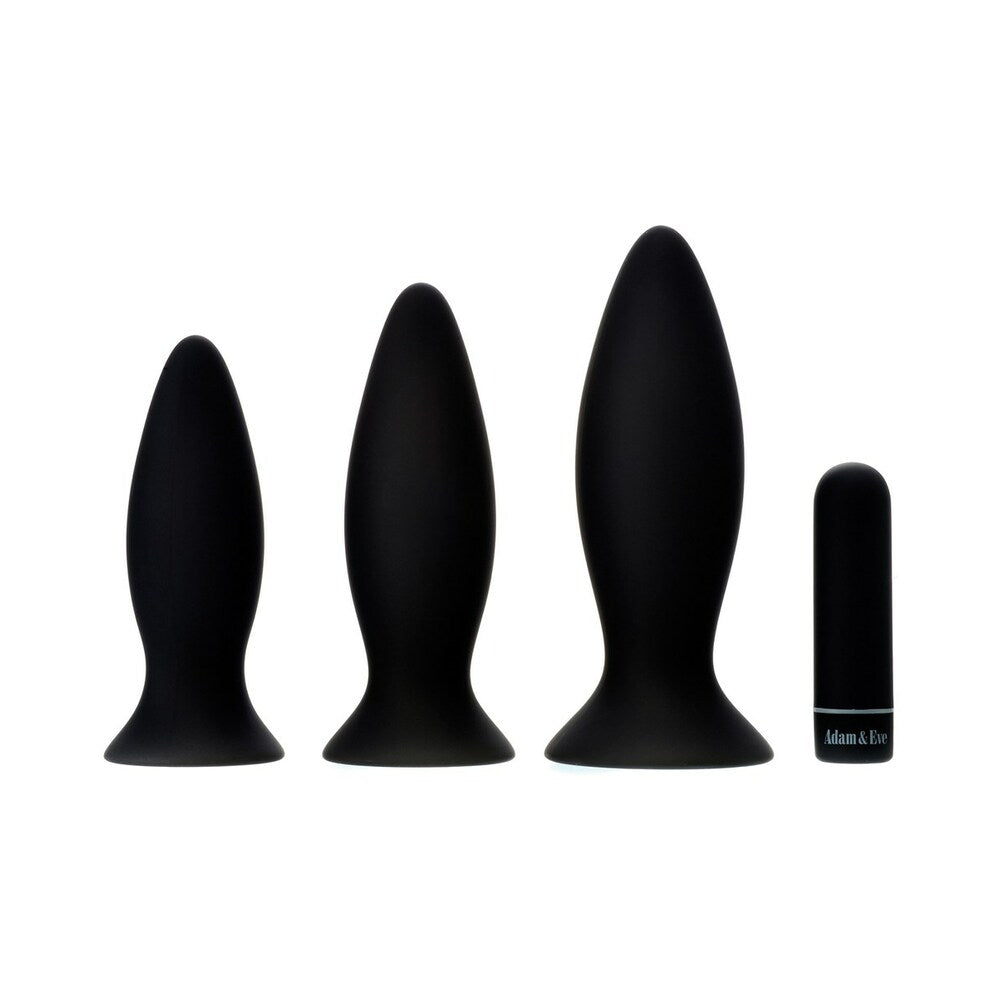 Adam & Eve Rechargeable Vibrating Anal Plug Trainer Kit Adam & Eve Rechargeable Vibrating Anal Plug Trainer Kit