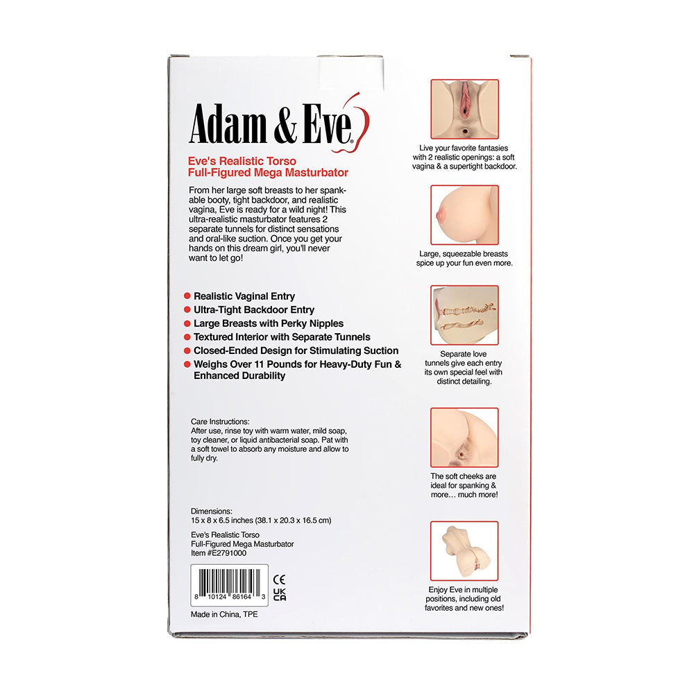Adam & Eve Eve's Realistic Torso Adam & Eve Eve's Realistic Torso