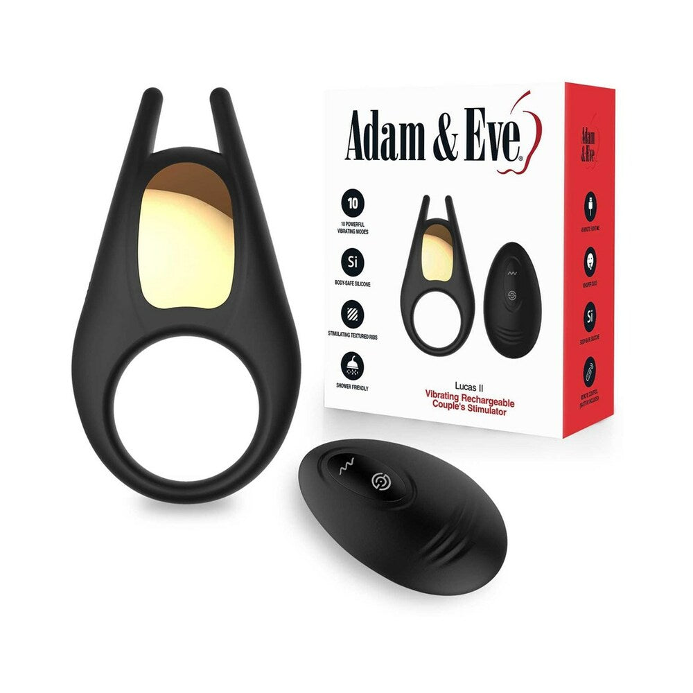 Adam & Eve Lucas II Vibrating Rechargeable Couple's Stimulator Adam & Eve Lucas II Vibrating Rechargeable Couple's Stimulator