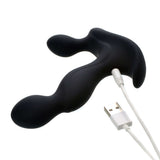 Adam & Eve Adam's Vibrating Triple Probe, a body-conscious prostate massager with USB charging.
