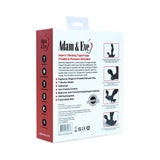 Adam & Eve Adam's Vibrating Triple Probe product packaging showcasing features and specifications.