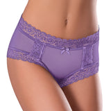 Magic Silk Sheer Passion Cheeky Hipster Boy Short Very Peri S/M