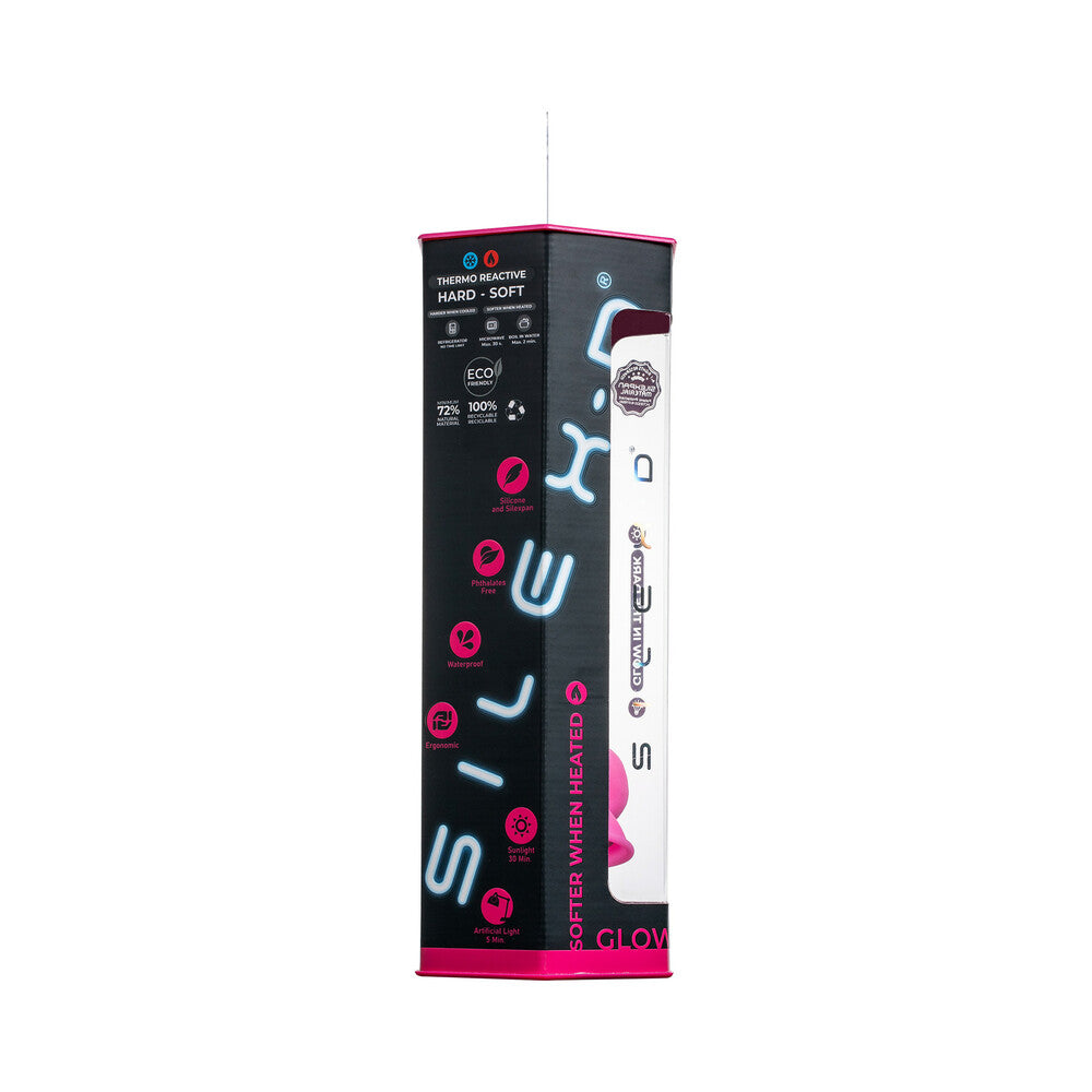SILEX-D The Original Model 1 Dildo 7 inches Glow-in-the-Dark Pink