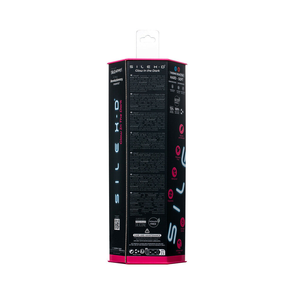 SILEX-D The Original Model 1 Dildo 7 inches Glow-in-the-Dark Pink