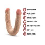 Dr. Skin Plus 14 inches Posable Double Dong Beige