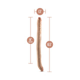 Dr. Skin Plus 16.5 inches Posable Double Dong Beige