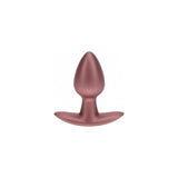 Ouch! Smooth Silicone Anal Plug Small 2.6 inches Rose Gold