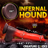 Creature Cocks Canine Thrusting & Vibrating Silicone Dildo with Remote Control