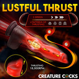 Creature Cocks Canine Thrusting & Vibrating Silicone Dildo with Remote Control
