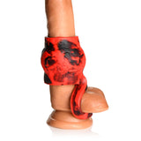 Creature Cocks Hell Hound Silicone Girth Enhancer with Ball Strap M