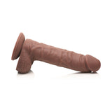 Easy Riders 7 inches Silicone Dildo with Balls Dark