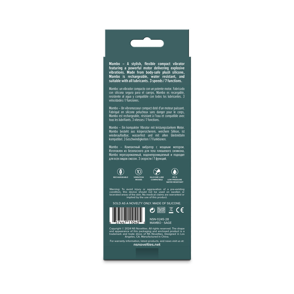 Lust-n-Dreams Mambo Vibrator Sage