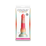 Colours Stacked 6 inches Dildo Red/Gold
