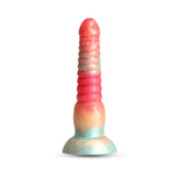 Colours Stacked 6 inches Dildo Red/Gold