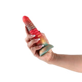Colours Stacked 6 inches Dildo Red/Gold