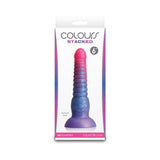 Colours Stacked 6 inches Dildo Pink/Blue