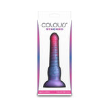 Colours Stacked 6 inches Dildo Pink/Blue